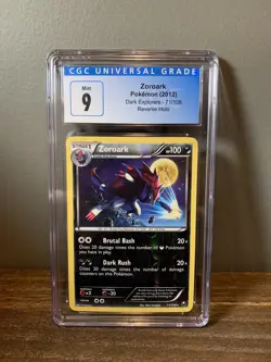 Pokemon TCG: Mint CGC 9 Zoroark #71 Dark Explorers Reverse Holo TOP POP - Image 1