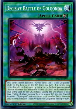 Yu-Gi-Oh Yugioh Decisive Battle of Golgonda MP23-EN197 Tin 2023 Dueling Heroes - Image 1
