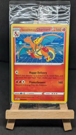Special Delivery Charizard SWSH075 Promo Holo Pokemon Card 2020 SEALED - Image 1
