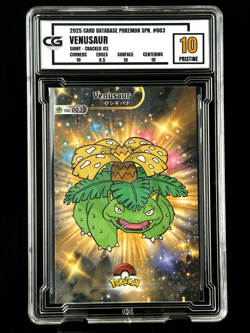 Shining Venusaur CG Pristine 10 Card Database Pokemon Nintendo 2025 - Image 1