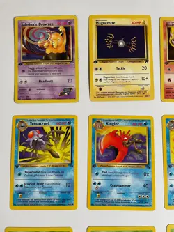 15x 1st Edition Vintage Pokemon Card Lot - Mixed WOTC Sets - 1999-2000 Era - Image 2