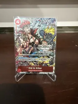 One Piece Card Game- Kid & killer Offline Regionals 25-26 Finalist Eb01-003 - Image 1