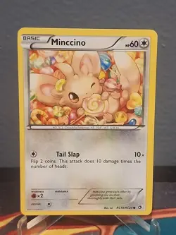 Minccino RC18/RC25 Legendary Treasures Radiant Collection Pokemon Card LP - Image 1