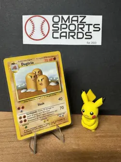 Dugtrio #019/102 Base Set Regular Pokemon Card - VG - EX - Image 1