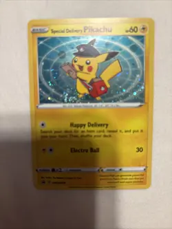 Special Delivery Pikachu SWSH074 SWSH: Sword & Shield Promo Cards Holo - Image 5