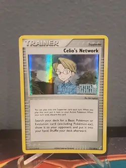Celio's Network 73/100 Crystal Guardians Stamped Holo Pokemon Card HP - Image 1
