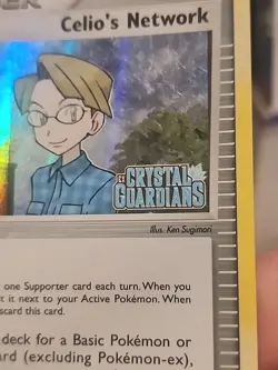 Celio's Network 73/100 Crystal Guardians Stamped Holo Pokemon Card HP - Image 3