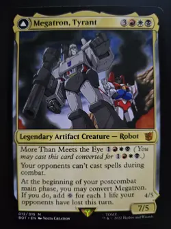 Megatron, Tyrant NM Transformers - The Brothers' War MTG FREE SHIPPING - Image 1