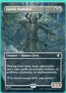 MTG Grand Abolisher (Borderless) - Commander Masters (CMM) - Image 1