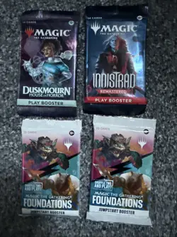 Magic The Gathering Foundations,duskmourn ,innistrad Booster Packs Bundle - Image 1