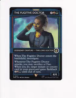 MAGIC THE GATHERING MTG DR. WHO SHOWCASE THE FUGITIVE DOCTOR - Image 1