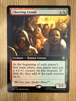 Cheering Crowd - Extended Art SPM NM MTG - Image 1
