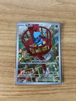 Riolu 010 Pokemon Center Stamped Black Star Promo - TCG Mega Evolutions - Image 1