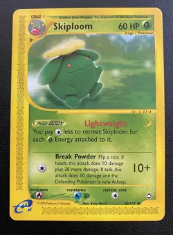 Pokemon TCG Aquapolis SKIPLOOM Regular, Uncommon - 60/147 - Image 1