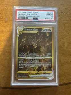 Pokemon Giratina VSTAR Crown Zenith Secret Rare Full Art #GG69 PSA 10 Gem Mint - Image 1