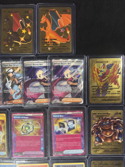 Pokemon Charizard Pikachu Trainer Illustration Ultra Rare Ace Gold 61 Lot (#127) - Image 3