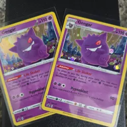 Gengar Pokemon TCG Sword & Shield Promo Black Star Holo SWSH052 Read Description - Image 3