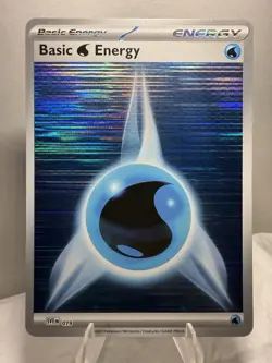 Pokemon TCG - Water Energy - 019 (Horizontal Holo) - Black Bolt & White Flare - Image 1