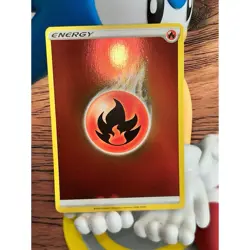 2020 Fire Energy Reverse Holo Pokemon Champions Path TCG NM-LP - Image 1