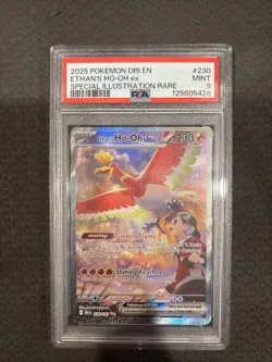 Pokemon TCG Ethan's Ho-Oh EX Sir 230/182 en PSA 9 Mint - Image 1