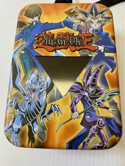 Yu-Gi-Oh Collector Tin Box Only Lanyard Blue Eyes White Dragon *Read - Image 1