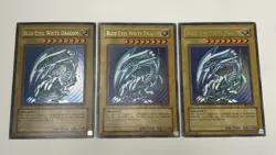 Blue Eyes White Dragon SDK-001 ULTRA - 3 DIFFERENT COLOR LP X3 - PLAYSET - Image 1