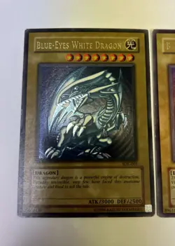 Blue Eyes White Dragon SDK-001 ULTRA - 3 DIFFERENT COLOR LP X3 - PLAYSET - Image 2