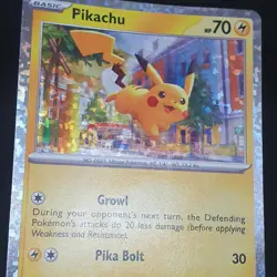 Pikachu 006/015 Mc Donald's HOLO rare Pokemon Card 2023 TCG Scarlet and Violet - Image 3