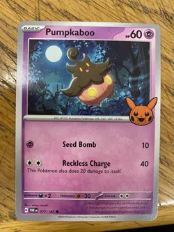 077/182 Pumpkaboo : Common Card : Trick or Trade 2024 : Pokemon TCG - Image 1