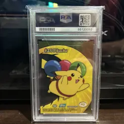 2000 Topps Pokemon Pikachu TV Animation Clear Cards Gem Mint #PC1 PSA 10 - Image 2