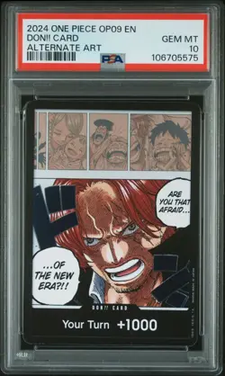 2024 ONE PIECE OP09-EMPERORS IN THE NEW WORLD ALTERNATE ART DON!! CARD PSA 10 - Image 1
