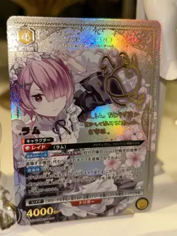 Re : Zero Ram SR Parallel Rare 2 Union Arena Card Japanese Near Mint - Image 1