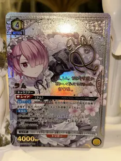 Re : Zero Ram SR Parallel Rare 2 Union Arena Card Japanese Near Mint - Image 2