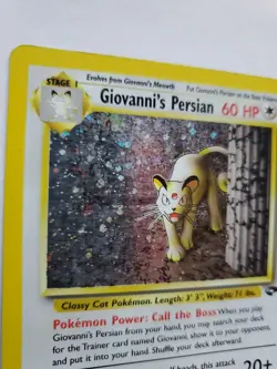 Giovanni's Persian Gym Holo Pokemon Card Base WOTC NM - Image 2