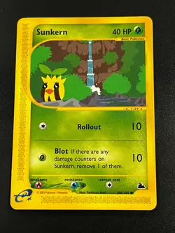 Sunkern 106/144 - Skyridge Vintage Pokemon TCG Card LP e-Reader - Image 1