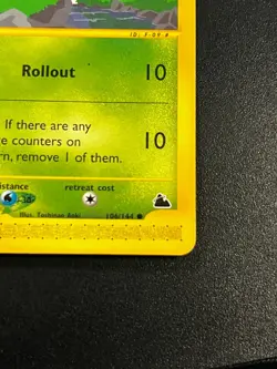 Sunkern 106/144 - Skyridge Vintage Pokemon TCG Card LP e-Reader - Image 3