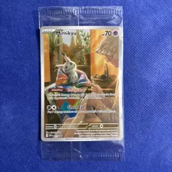 Mimikyu 075 SEALED Promo Paldean Fates Promo Card ETB B - Image 1