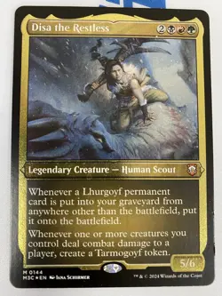 MTG Disa the Restless Foil *THICK* Not tournament legal - Image 1