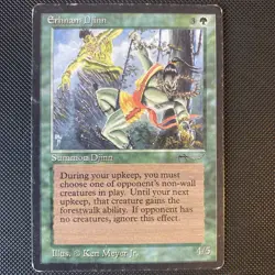 English - MTG Erhnam Djinn - HP - Arabian Nights - Image 1