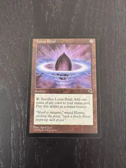 Lotus Petal - Magic: The Gathering - Tempest - Lightly Played - Image 1