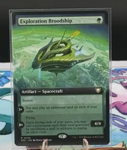 MTG / Exploration Broodship / EOC / #34 / Regular (Extended Art) / Rare / NM - Image 1