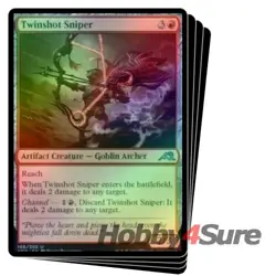 Foil Twinshot Sniper X4 M/NM Magic: The Gathering MTG Kamigawa: Neon Dynasty - Image 1