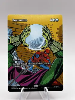 Traumatize 0015 Borderless Marvel's Spider-Man MAR MTG NM - Image 1