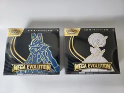 Set Of 2 Pokemon Mega Evolution Elite Trainer Boxes Lucario And Gardevoir ETBs - Image 5