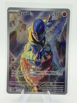 Pokemon TCG Sawk 130/086 Illustration Rare Sv: White Flare - Image 1