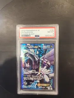 2013 POKEMON B & W FA/PALKIA EX PLASMA BLAST #100 PSA 8 - Image 1