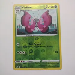 Vivillon 13/163 Rare Reverse Holo Battle Styles Pokemon - Image 1