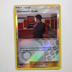 Pokemon Reverse Holo Giovanni's Exile Hidden Fates 57/68 NM - Image 1