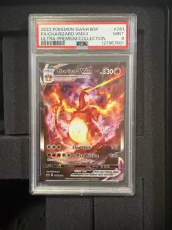 Pokemon PSA 9 Charizard VMAX SWSH261 Ultra Premium Collection Black Star Promo - Image 1
