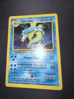 Pokemon TCG Gyarados 006/102 Base Set Holo - Image 2